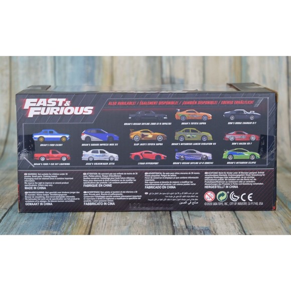 1:24 Fast & Furious Han's Mazda RX-7 Die-Cast Orange / Black Diecast Car Sealed - Picture 7 of 10